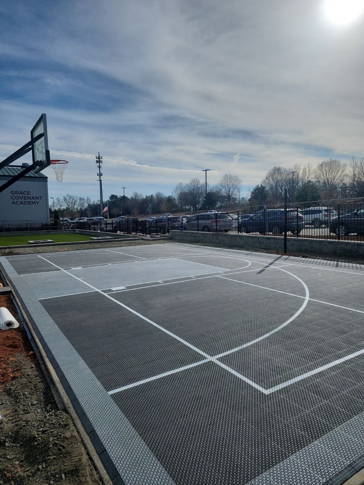 Custom VersaCourt multi-sport court installation