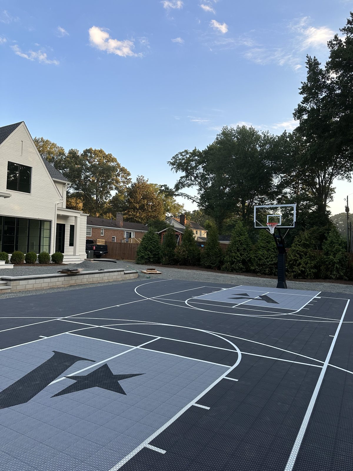 Residential sport court installation NC